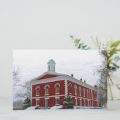 Courthouse Snow Briefpapier (Staand voorkant)