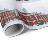 Courthouse Snow Cadeaupapier (Rol Hoek)