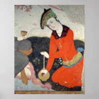 Courtier bij de rechtbank van Shah Abbas I