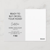 Courtier immobilier Carte postale moderne (Dos)