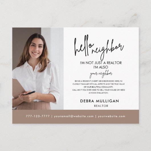 Courtier immobilier Carte postale moderne (Devant)