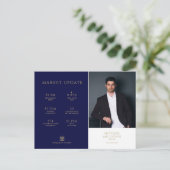 Courtier immobilier Carte postale moderne - MISE À (Debout devant)