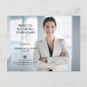 Courtier immobilier Carte postale moderne - VENDU (Dos)