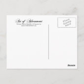 Courtisane - Ansichtkaart Briefkaart (Achterkant)