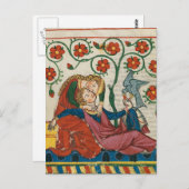 Courtly Love Briefkaart (Voorkant / Achterkant)