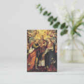 Courtship/Verloving Prayer Heilige Kaart Visitekaartje (Staand voorkant)