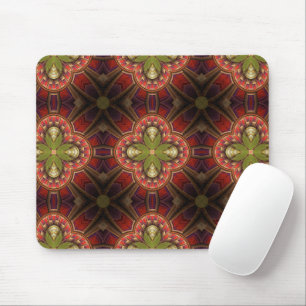 Courtyard Colorful Geometric Patroon Muismat