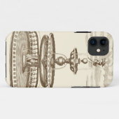 Courtyard-fontein met sierCherub Case-Mate iPhone Case (Achterkant (horizontaal))