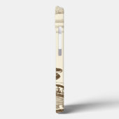 Courtyard-fontein met sierCherub Case-Mate iPhone Case (Achterkant / Links)