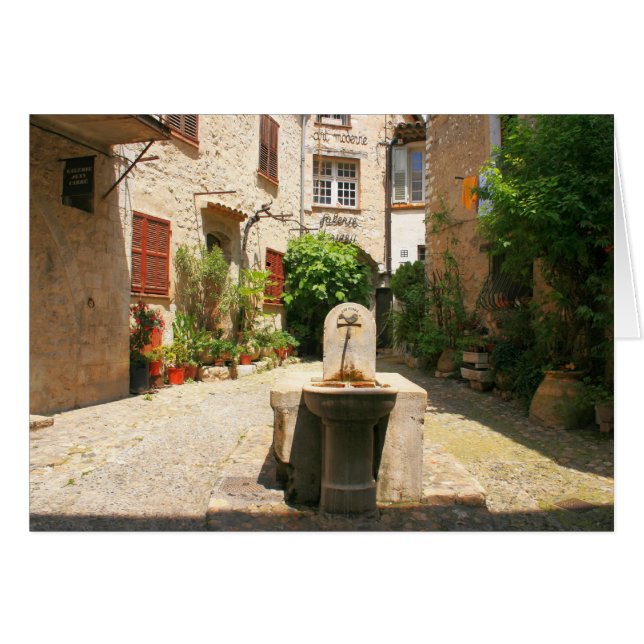 Courtyard Fountain (Voorkant Horizontaal)