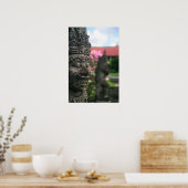 Courtyard Statue Poster (Keuken)