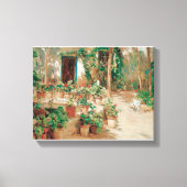 Courtyard van Eliseu Meifren Courtyard Patio Garde Canvas Afdruk (Voorkant)