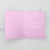 Cousin 7 carte d'anniversaire "Bouddles de fille" (Intérieur)