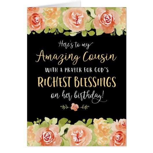 Cousin Anniversaire, voici mon Cousin Extraordinai (Devant)