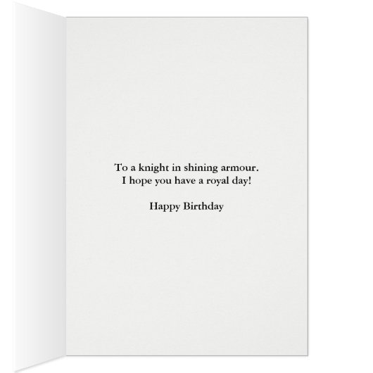 Cousin Birthday with Shield (Binnen (Rechts))