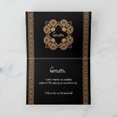 COUSIN Bridesmaid Invitation ANTIQUE CUIVRE Gowns (Intérieur)