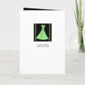 COUSIN Bridesmaid Invitation PINK Gown V01 (Dos)