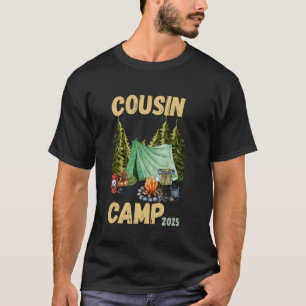 Cousin Camp 2025 Feu de camp Cousin T-shirt de fam