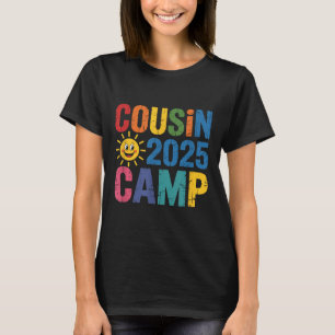 Cousin Camp 2025 Shirt - Kleurrijke Familiereünie