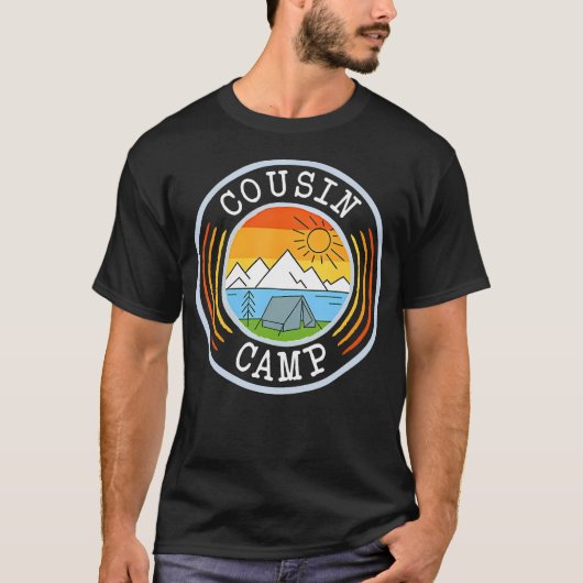 Cousin Camp Camper Camping Crew Campfire Summer Va T-shirt (Voorkant)