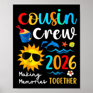 Cousin Crew 2026 Het maken van Herinneringen Zomer Poster