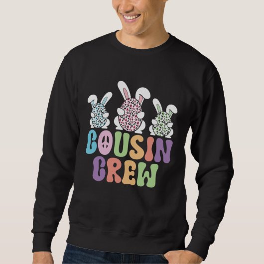 Cousin Crew Easter Bunny Family Matching Toddler B Trui (Voorkant)