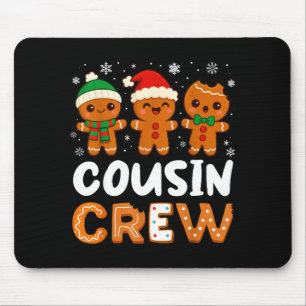 Cousin Crew Kerstmis 2025 Cookie Kids Jongen Meisj Muismat