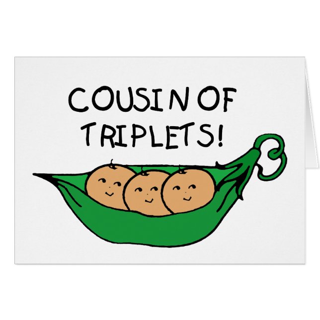 Cousin de cosse de triplets (Devant horizontal)