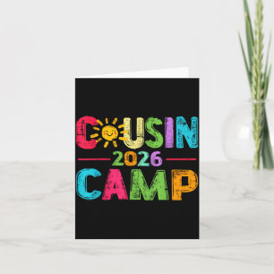 Cousin Kamp Crew 2026 Zomer Vakantie Strand Famili Kaart