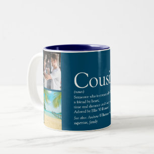 Cousin Modern 4 Foto Pret Blauwe Definitie  Tweekleurige Koffiemok