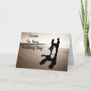 COUSIN OP UW WEDDING DAY-LOVE/FUN CARD KAART