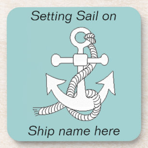 Cousin Set - Scheepsanker Bier Onderzetter