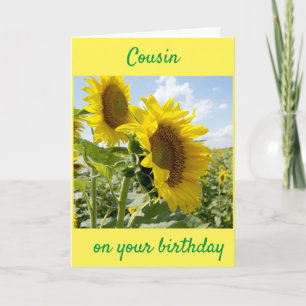 **COUSIN** SOUFFRE POUR VOTRE CARTE D'ANNIVERSAIRE
