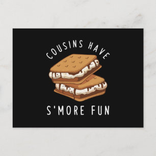 Cousinen hebben SMore Fun Brother Sister Family Gi Briefkaart