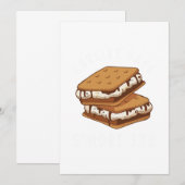 Cousinen hebben SMore Fun Brother Sister Family Gi Kaart (Voorkant / Achterkant)