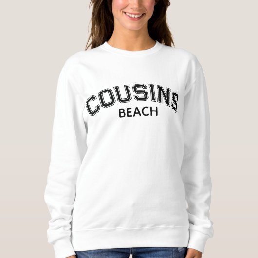 Cousins Beach, Cousins grappig, Oversized Sweatshi Trui (Voorkant)
