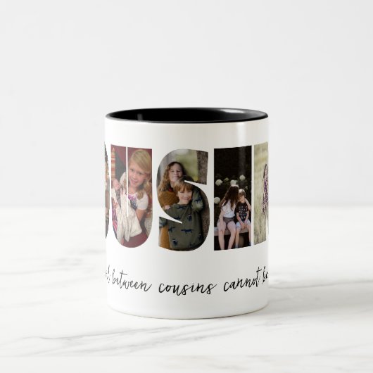Cousins Foto Collage Mok (Center)