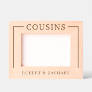 Cousins Gegraveerde Lijstjes