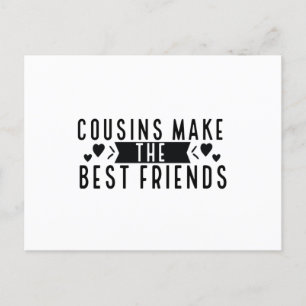 Cousins maken de beste vrienden - Funny Cousins Gi Briefkaart