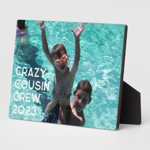 Cousins Reis naar Grootouders Familie Foto Fotoplaat