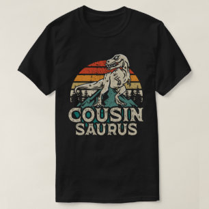 Cousinsaurus dinosaurus T Rex neef saurus matching T-shirt