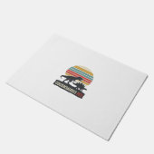 Cousinsaurus Rex Grappige Dinosaur Vintage T-shirt Deurmat (Schuin)