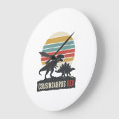Cousinsaurus Rex Grappige Dinosaur Vintage T-shirt Grote Klok (Hoek)