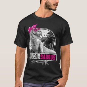 Cousinsaurus voor meisjes T-Rex neef Dinosaur T-shirt
