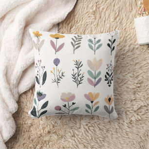 Coussin С collecte des fleurs vectorielles