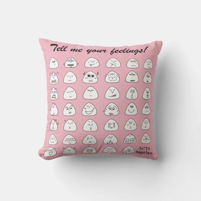 COUSSIN おにぎり顔（ライトピンク） (Recto)