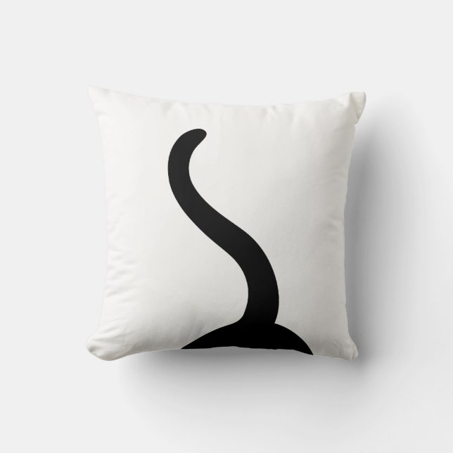 COUSSIN 黒猫しっぽ　クッション (Recto)
