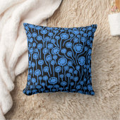 Coussin 090512 - Bleu bébé sur noir (Couverture)