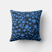 Coussin 090512 - Bleu bébé sur noir (Verso)