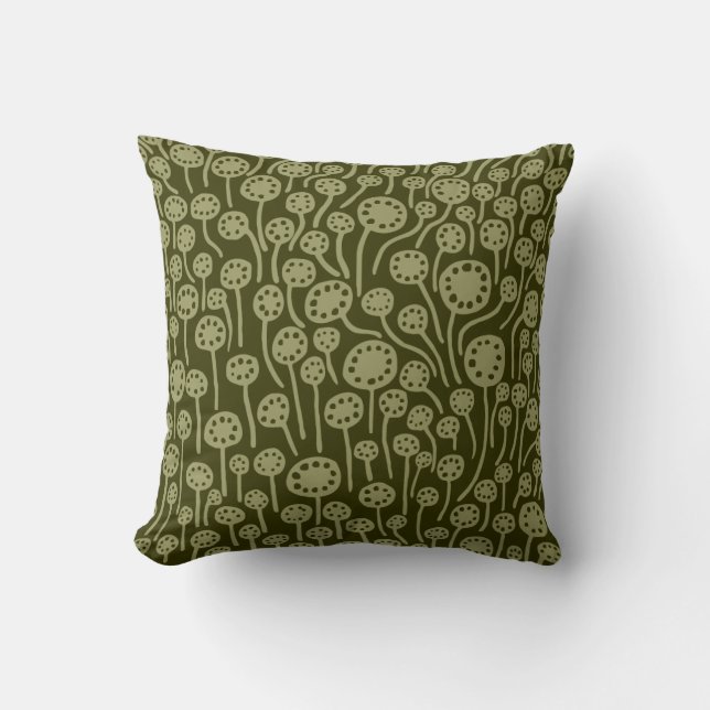 Coussin 090512 - Khaki sur Dp Olive (Recto)